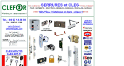Desktop Screenshot of clefor.fr